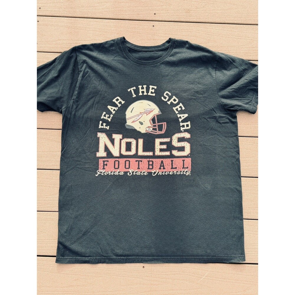 NCAA Florida State University Seminoles FSU Football Mens XL Black T-shirt EUC
